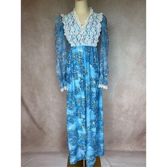 Vintage Gunne Sax Style Dress - Picture 1 of 9